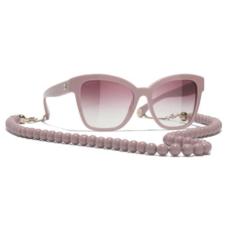 chanel pink gradient sunglasses